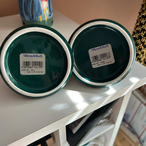 VILLEROY & BOCH Jesus Mary Decolight Candleholders tea light nativity - Picture 5 of 8